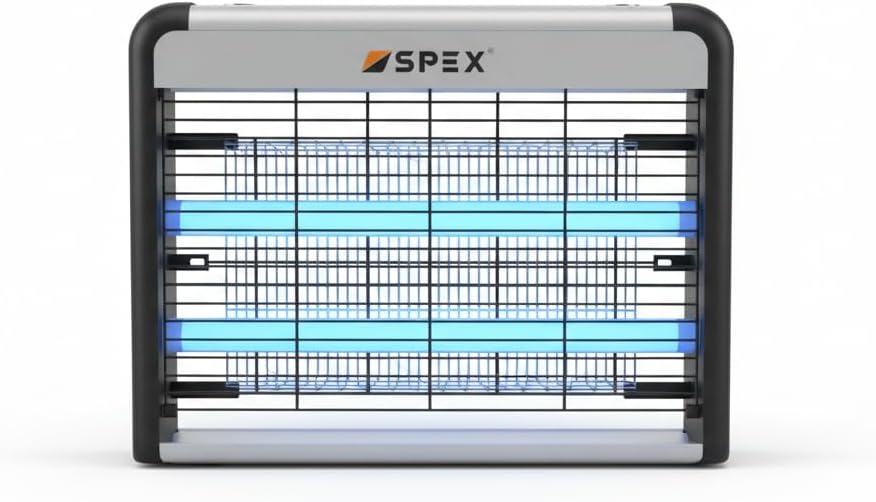 SPEX Electric Insect Killer, 20W Indoor Bug Zapper, UV Light Mosquito Trap, Model SIK210, 220-240V