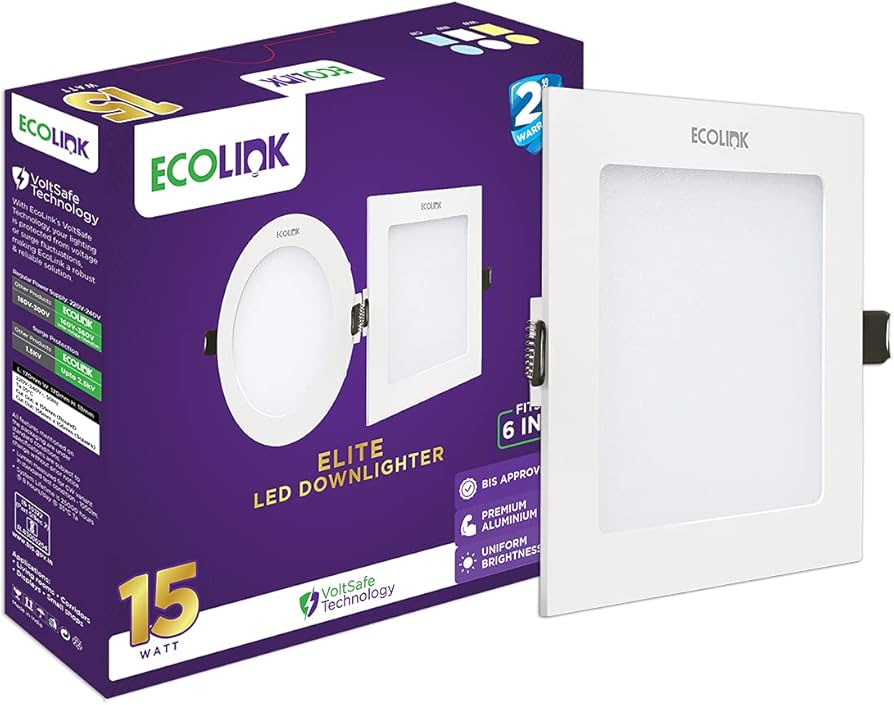 Led Downlight Recessed Square -Ecolink
