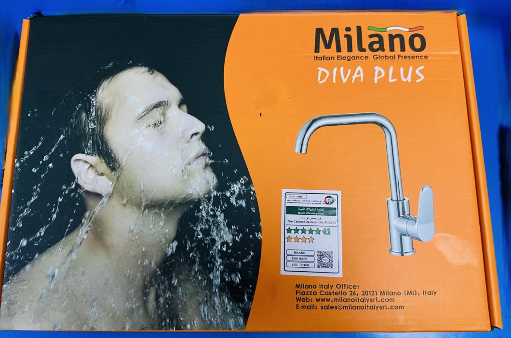 Milano Diva Plus Sink Mixer set