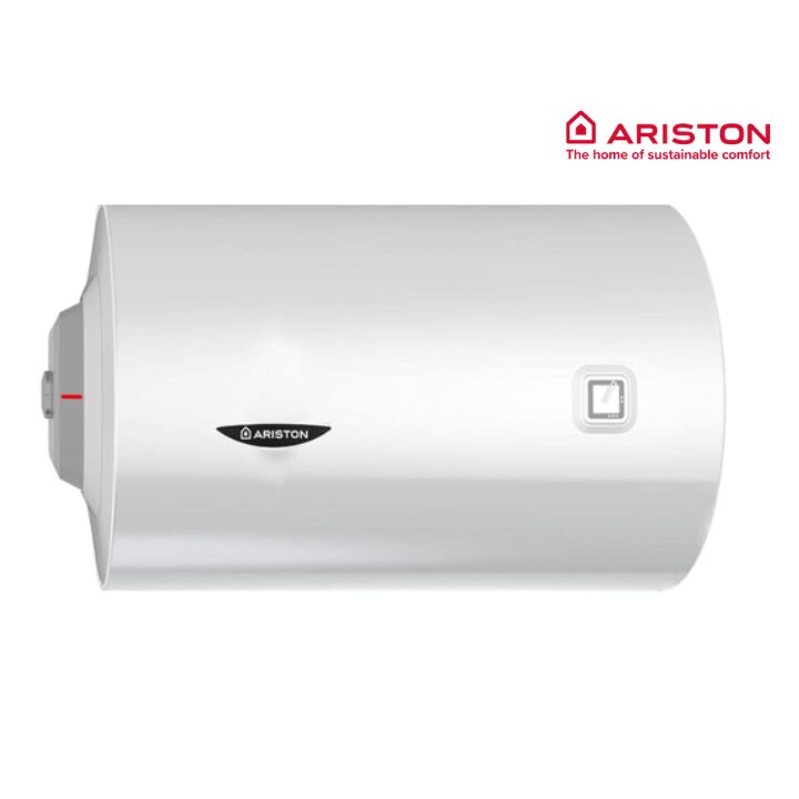 Ariston Electric Water Heater Horizontal BLU R, 80 L - White