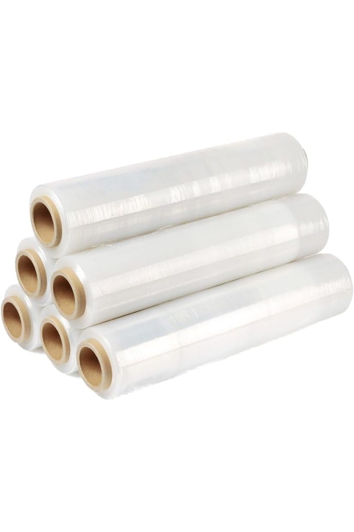 Stretch Shrink Wrap  Film, White 6 Rolls