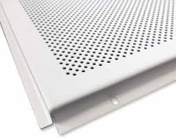 Perforated Aluminium Ceiling Tile, Lay-in Type