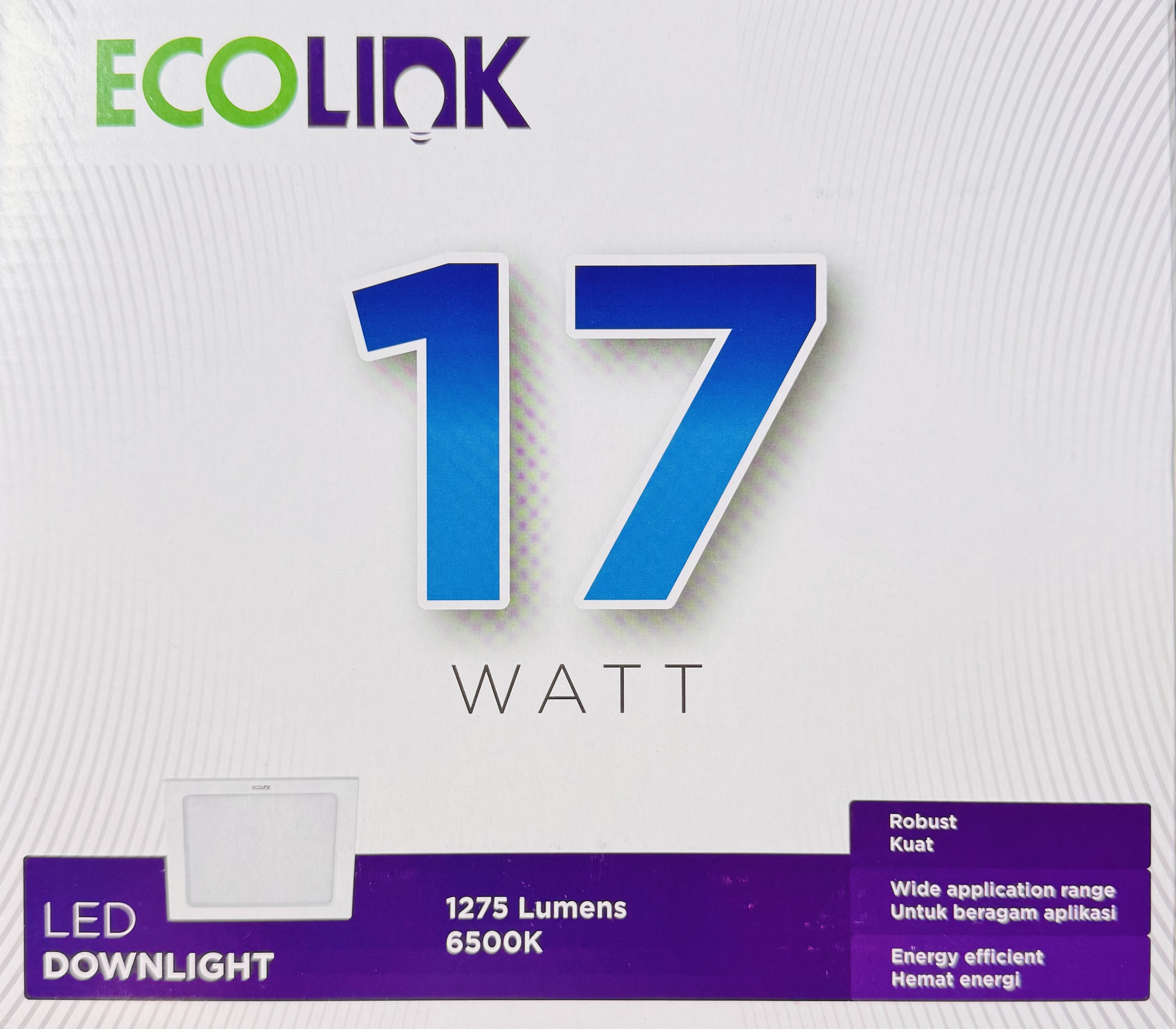 Led Downlight Recessed Square -Ecolink