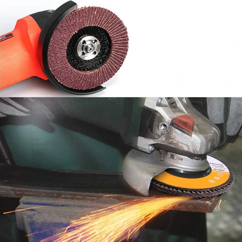 Apple Abrasive Flap Disc 4.5 Inch – Grinding & Finishing Wheel for Metal, Steel, Stainless Steel