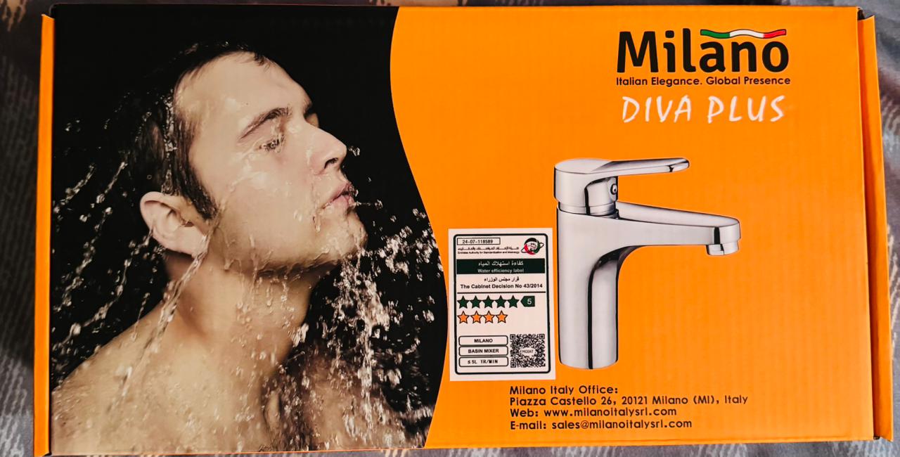 MILANO DIVA PLUS WASH BASIN MIXER